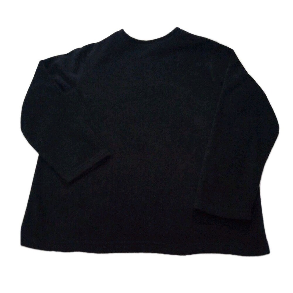Premier International Christmas Fleece Cardigan Xl Black Ugly Sweater Gift Butto View 3